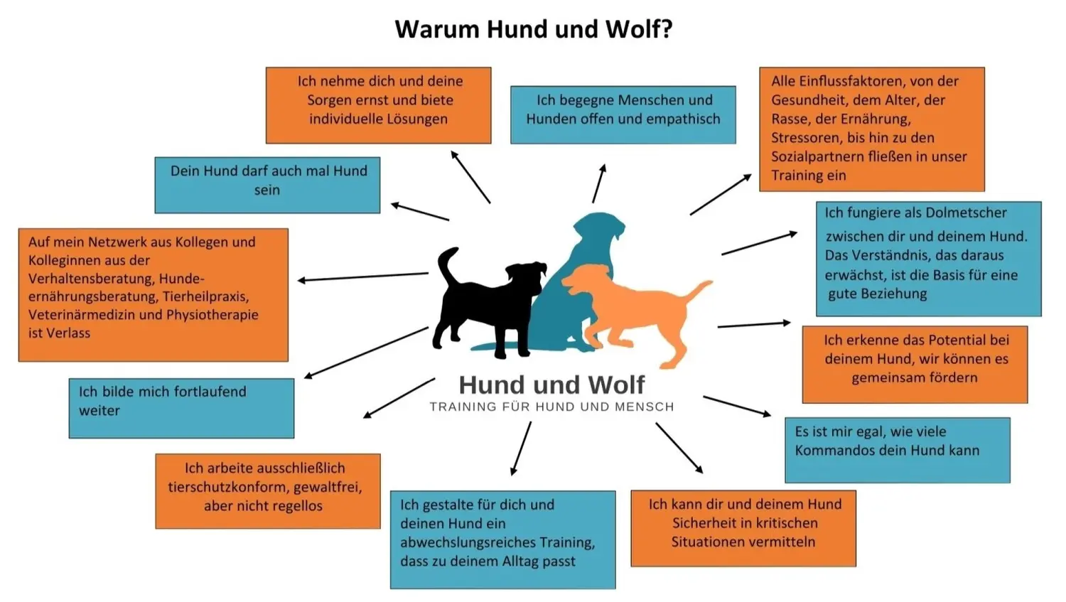 Hund und Wolf, Trainingsstrategie